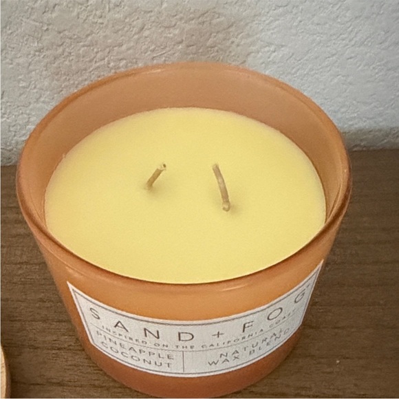 NWT Sand + Fog Pineapple Coconut Scented Candle - Picture 2 of 3